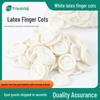 Латексные напальчники для косметического и электронного использования: Одноразовые, износостойкие, противоскользящие, утолщенные для удаления акне и защиты труда.