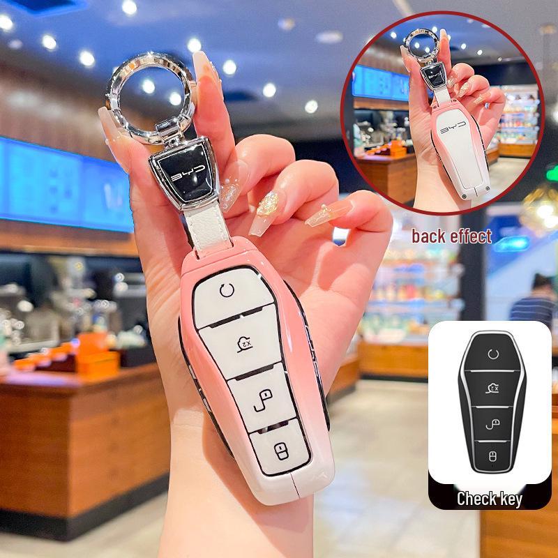 Чехлы для ключей автомобиля BYD для Han, Qin Plus DMI, Song Pro, Song L, Tang, Yuan, Destroyer 05, Seagull, Dolphin