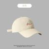 Burgundy large head circumference baseball cap, makes the face look smaller, wide brim, women's oversized and deep crown red cap