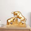Статуэтка Животное Скульптура Домашний Декор Бык со Стены Уолл-Стрит Фигурка из Смолы для Гостиной Шкафа