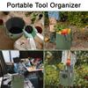 Сверхпрочная водонепроницаемая холщовая сумка для хранения инструментов большой вместимости для садового инструмента