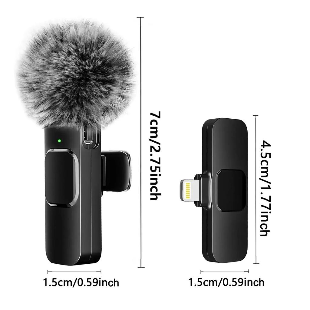The Best-selling Wireless Lapel Microphone for Mobile Live Streaming A Lapel Wireless Mini Microphone for Outdoor Live Streaming
