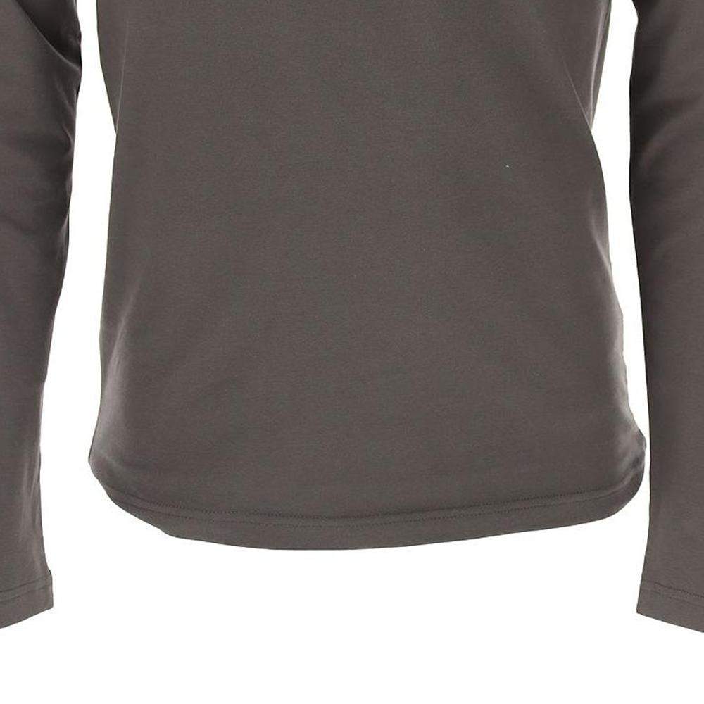Armani EA7 Однотонная футболка-поло с длинным рукавом и буквенным принтом, приталенная, мужская, цвет Хаки 8NPF05-PJM5Z-1866