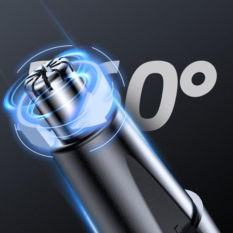 Electric Nose Hair Trimmer Rechargeable Shaving Nose Ear Trimmerfor Men Shaving Hair Removal Razor Beard