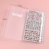Nail Stickers Storage Book Large Capacity Exhibition Photo Album Card Package Button Type Manicure Sticker Notebook