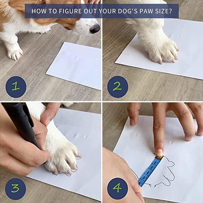 Дышащая обувь для собак, светоотражающие прочные нескользящие ботинки для собак, защита лап для щенков на открытом воздухе, резиновая подошва для пеших прогулок и бега