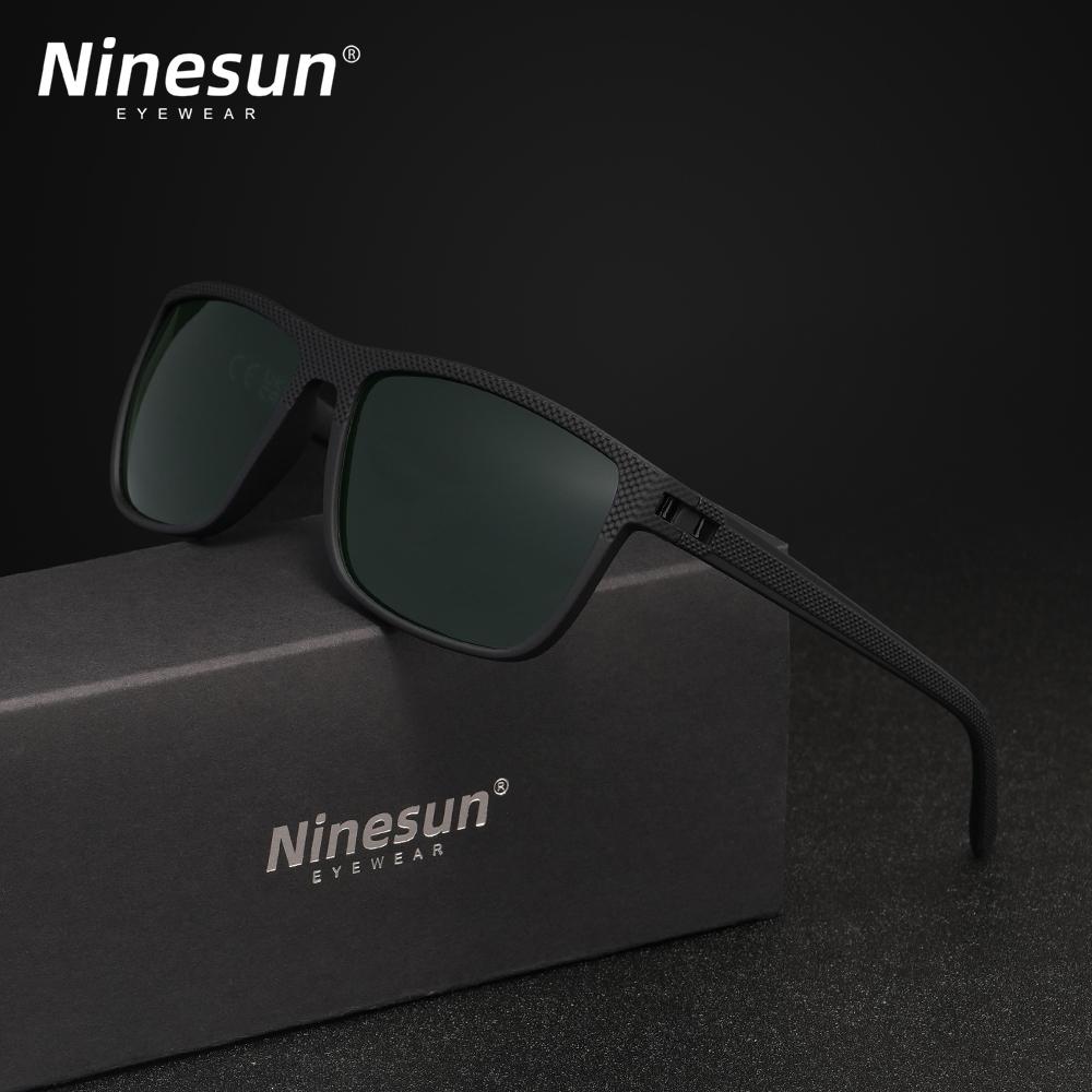 NINESUN New Fashion Men/Women Sunglasses Rainbow Mirror Lens Polarized UV400 Glasses Large Frame High Quality Driving Eyewear