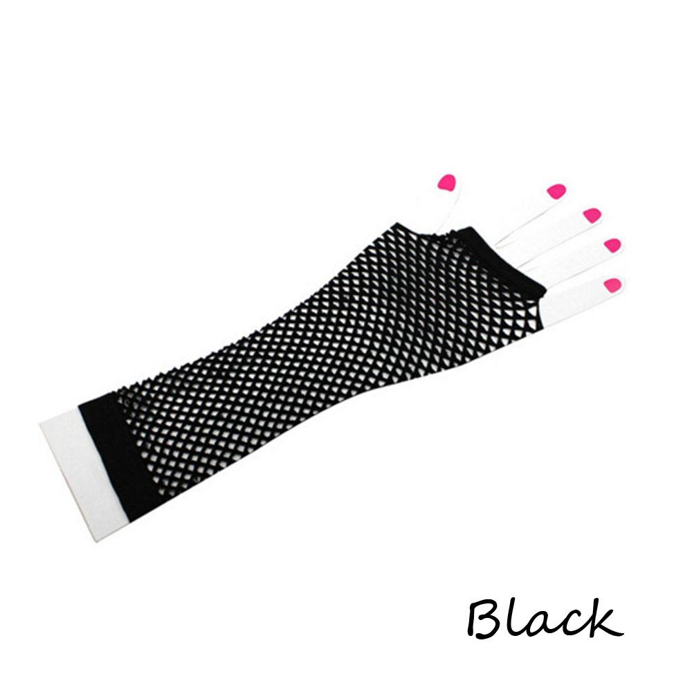 Женские сексуальные панк сетчатые перчатки варежки варежки без пальцев