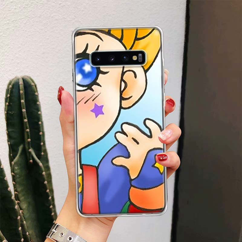 R-Rainbow Cute Brite For Samsung Galaxy Note 20 Ultra 20 10 Pro 9 8 Phone Case S10E S10 Plus S9 S8 + S7 Edge M21 M32 Cover