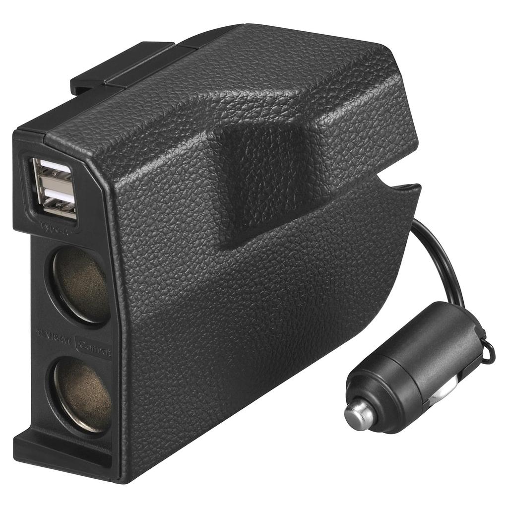 Carmate Exclusive Дополнительная розетка питания USB Downlight Передняя консоль 2 розетки 2 порта USB NZ273K N-BOX & +