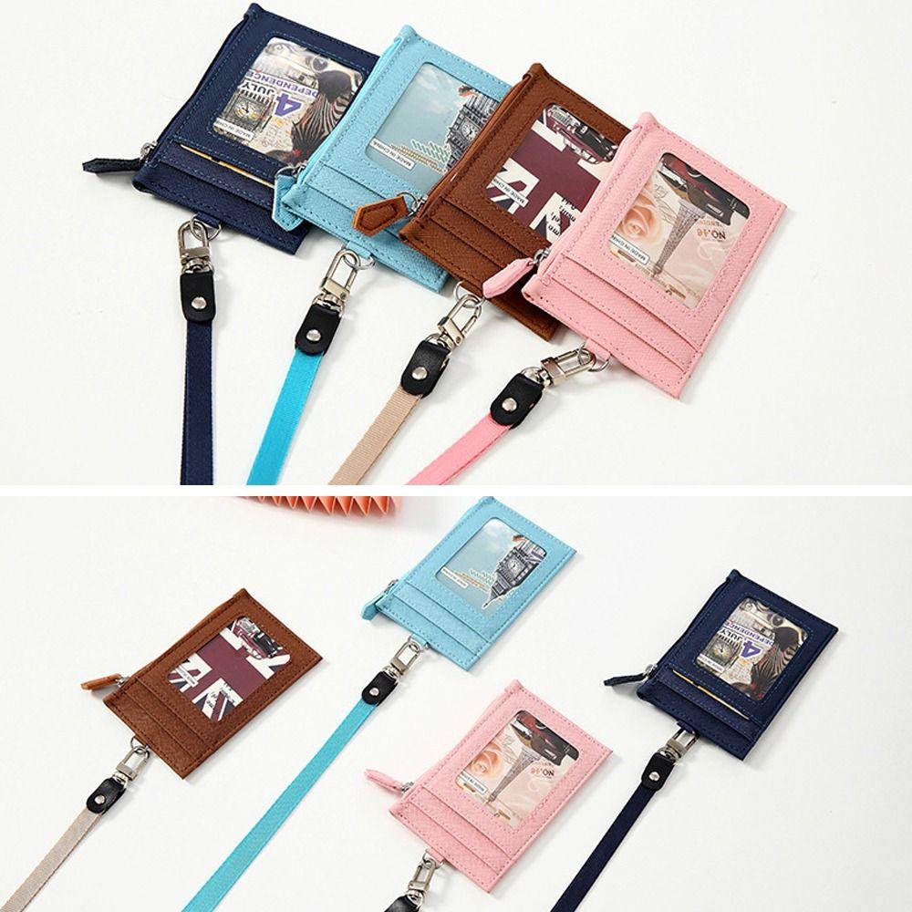 С шейным шнурком сумка для карт сумка на молнии чехол для карт новый кошелек для монет студент