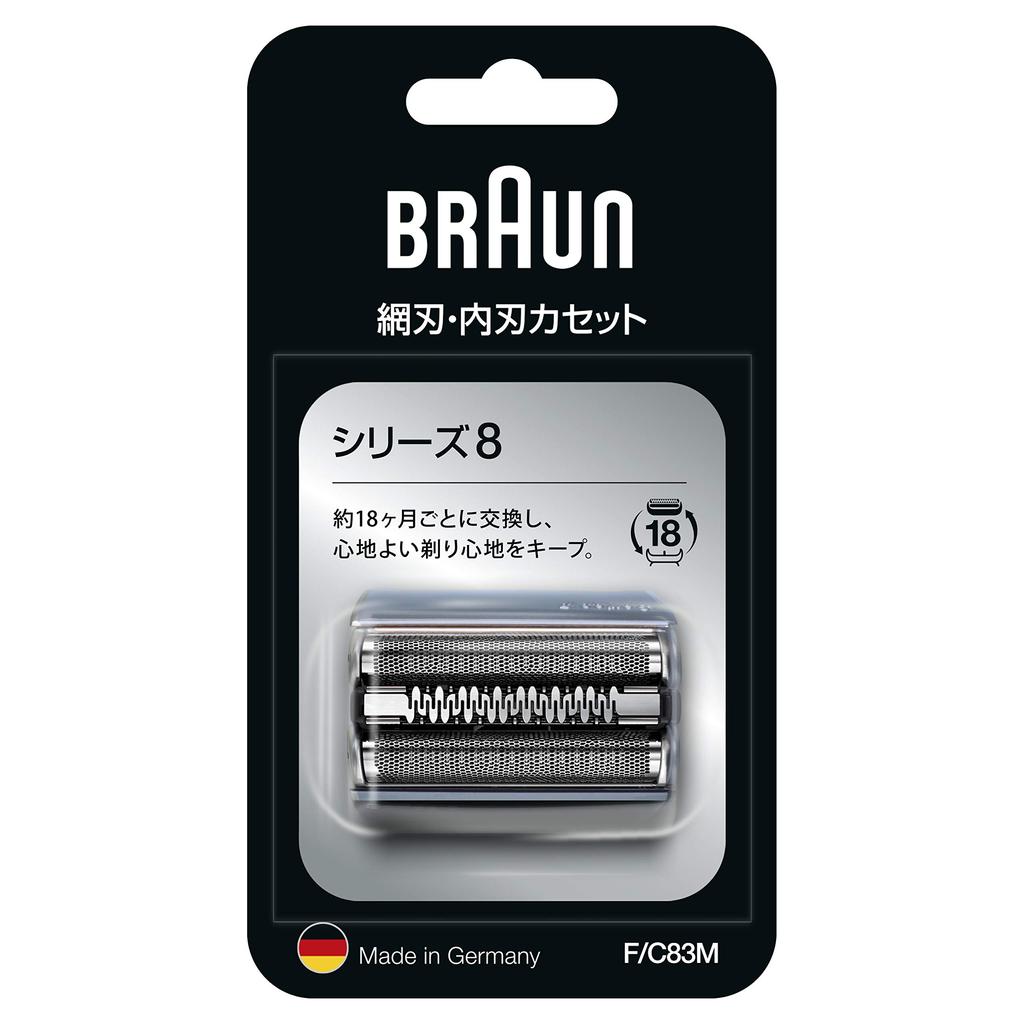 Braun Электробритва Серии 8 Запасные лезвия Серия 8 Серебристая Мужская F/C83M F/C83M