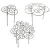 Metal Plant Support Ring Garden Peony Cage Stand Decorative Grow Through Plant Ring