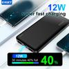 EAGET Портативное зарядное устройство Power Bank емкостью 10000 мАч для быстрой зарядки мобильных устройств с технологией зарядки PowerIQ и USB-C для iPhone 15 и Android