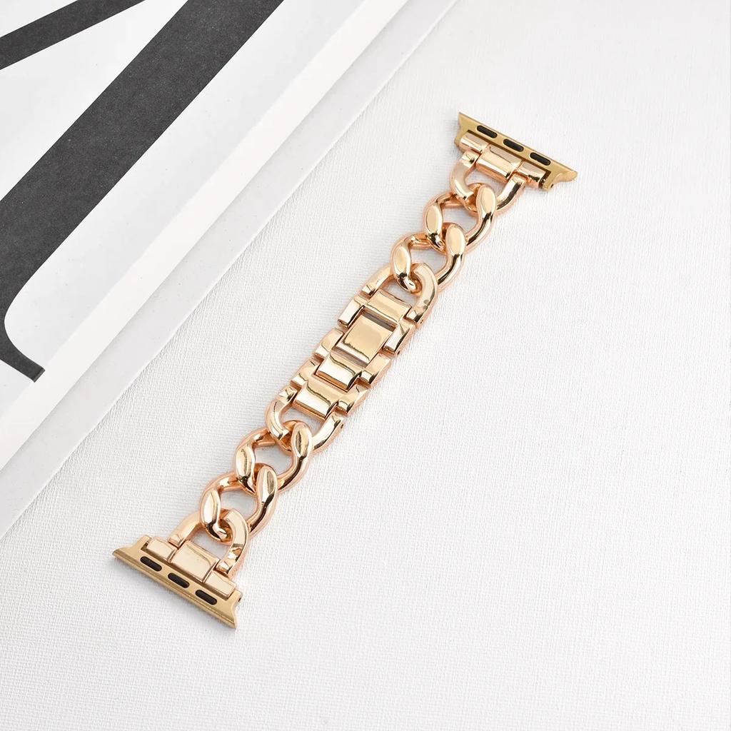Metal Strap for Apple Watch Ultra 49mm 10 9 8 7 Band 42mm 45mm 46mm Women Belt Bracelet iWatch Series 6 SE 40/41/44mm Watchband