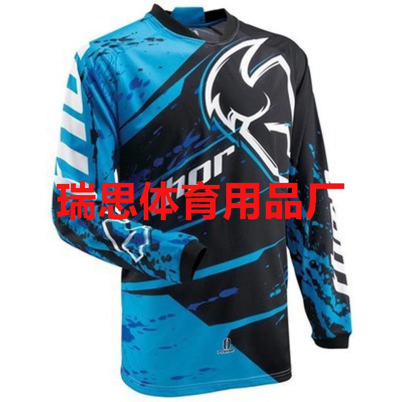 Summer long-sleeved cycling suit mountain bike TLD downhill suit off-road motorcycle suit T-shirt racing sweatshirt