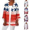 Women's Casual Fashion Printed Lightweight Mid-length Jacket Cardigan