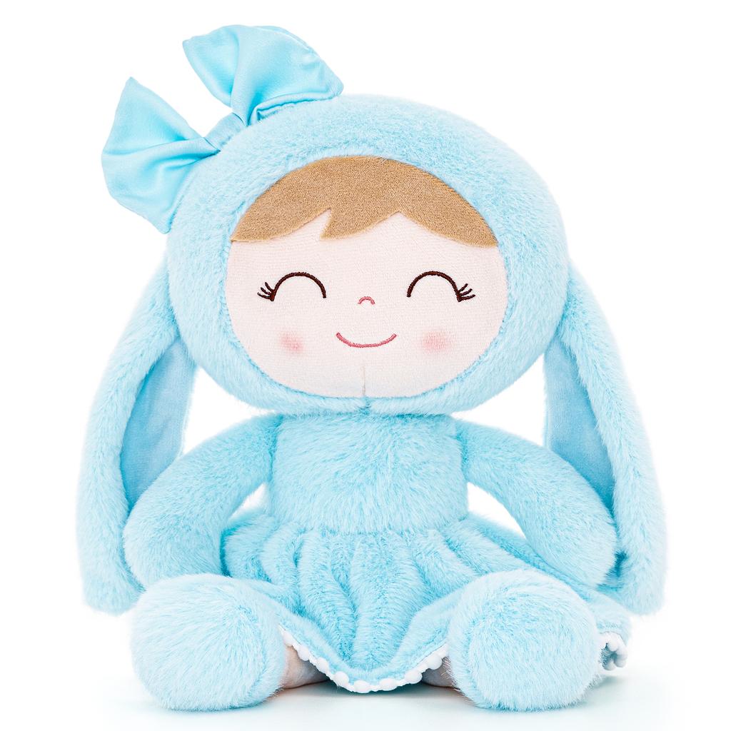 Baby Dolls Plush Doll New Design Rabbit Doll Soft Toys Gir's Birthday Gift 30cm Blue