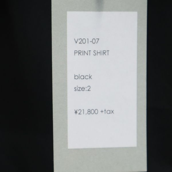 Неиспользованная VAST222 20ss футболка с принтом, длинный рукав, 2 черная, Rubber soul, мужская, б/у