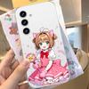 Cute C-Cardcaptor Sakura-s For Samsung Galaxy A52 A12 A51 S21 Edge S22ULTRA S23 S20LITE Plus Ultra Transparent Cover