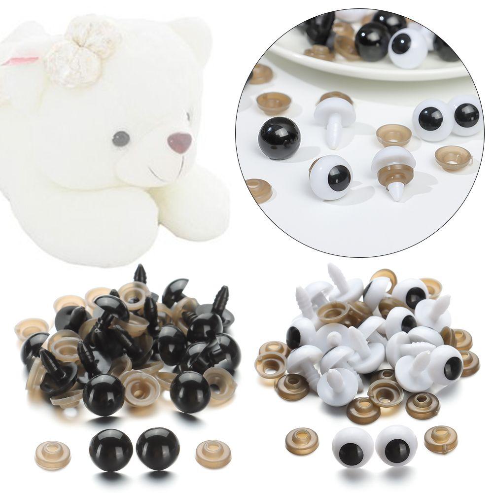 20pcs/10pairs High Quality Accessories DIY Eyeball Doll Making Crafts Safety Animal Toy Plastic Eyes