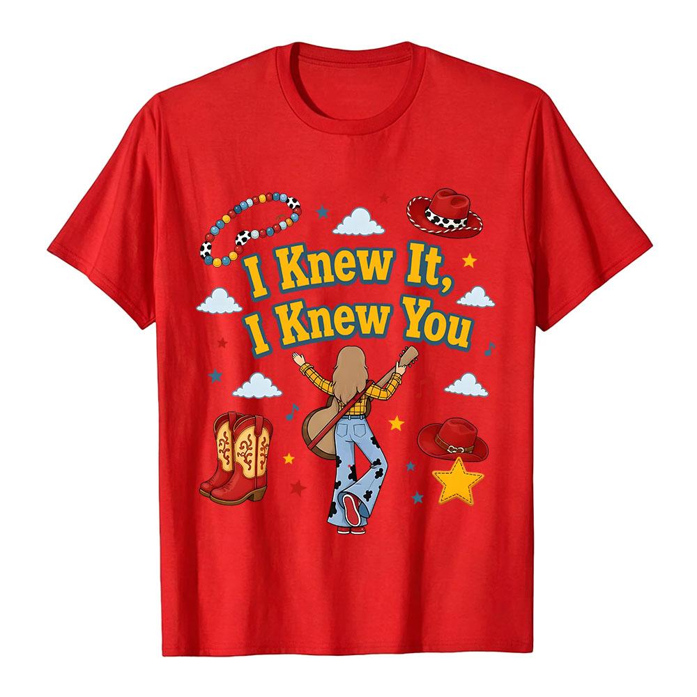 Men Women Clothing TS I Knew It, I Knew You Story 5 T-shirt Fashion Summer Cotton Soft Tees High Quality Casual Graphic Tshirts