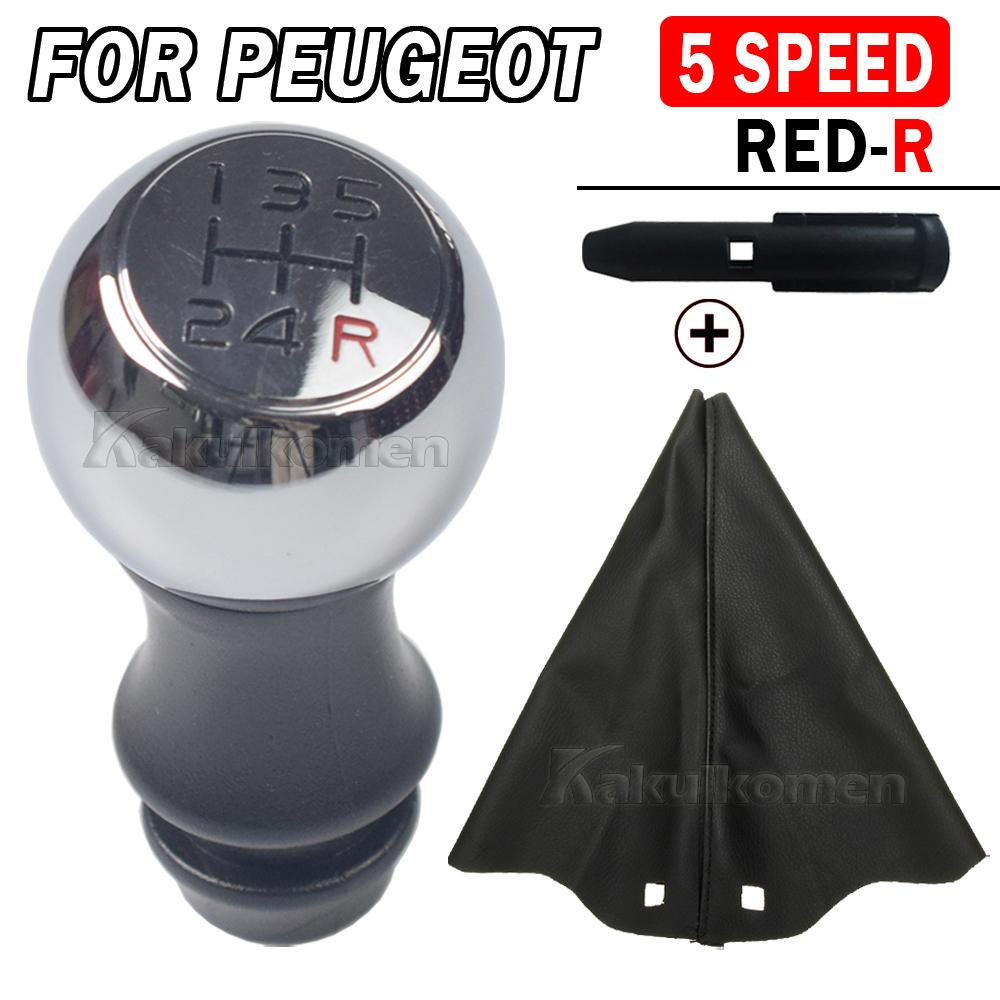 Ручка переключения передач спортивный рычаг 5 6 скоростей для Peugeot 106 206 306 406 107 207 307 407 301 308 2008 3008 1007 Citroen C2 C3 C4