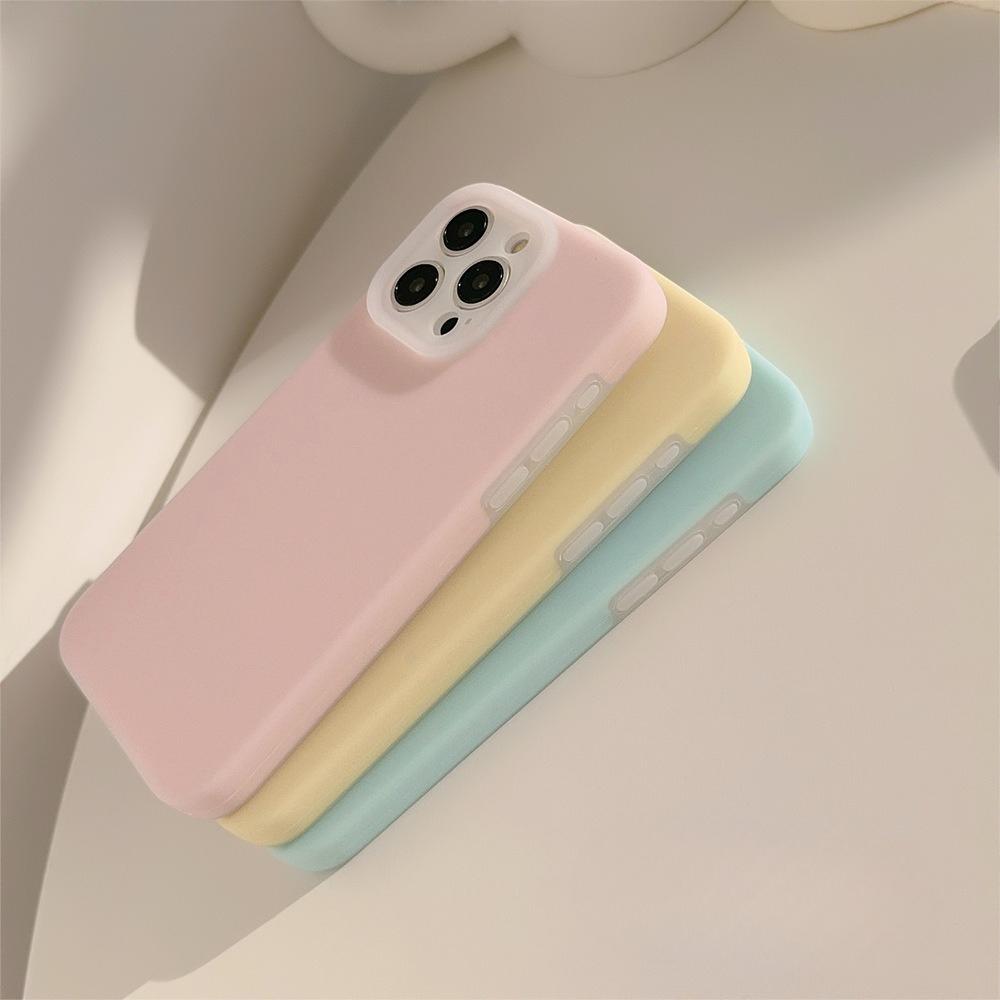 Жидкий Желейный 16 Подходит для Чехла iPhone iPhone 15 Защита от Падений 14promax Однотонный Простой 12 Всесторонний 13