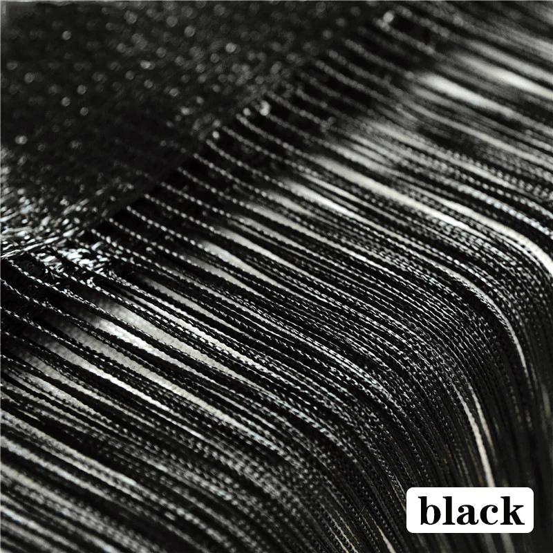 300 см X 300 см нитяные шторы экран лента струнный разделитель штора для гостиной дверь стена окно панель кисточка занавеска