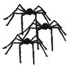 Giant Lighted Spider Halloween Decoration Fake Spider Light-up Realistic Spooky Spider for Indoor Outdoor Yard Patio Festive Decor