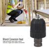 Drill Conversion Keyless Drill Chuck Self Locking Electric Wrench Drill Chuck  Hardware Accessories