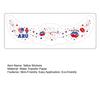 Waterproof Freckle Tattoos Stickers, USA Flag Face Stickers for Independence Day, Patriotic Temporary Body Art for Women Girls, Party Makeup