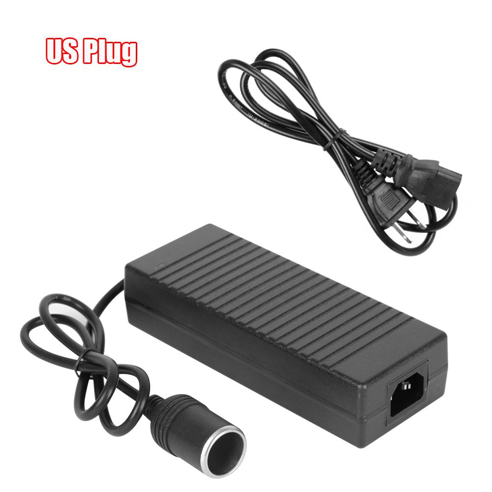 AC/DC Convert Car Socket 110V/ 220V To 12V 15A Power Adapter For Car Refrigerator Inflating Pump Vacuum Cleaner