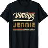 Классическая персонализированная винтажная женская футболка Jennie, лимитированная серия1