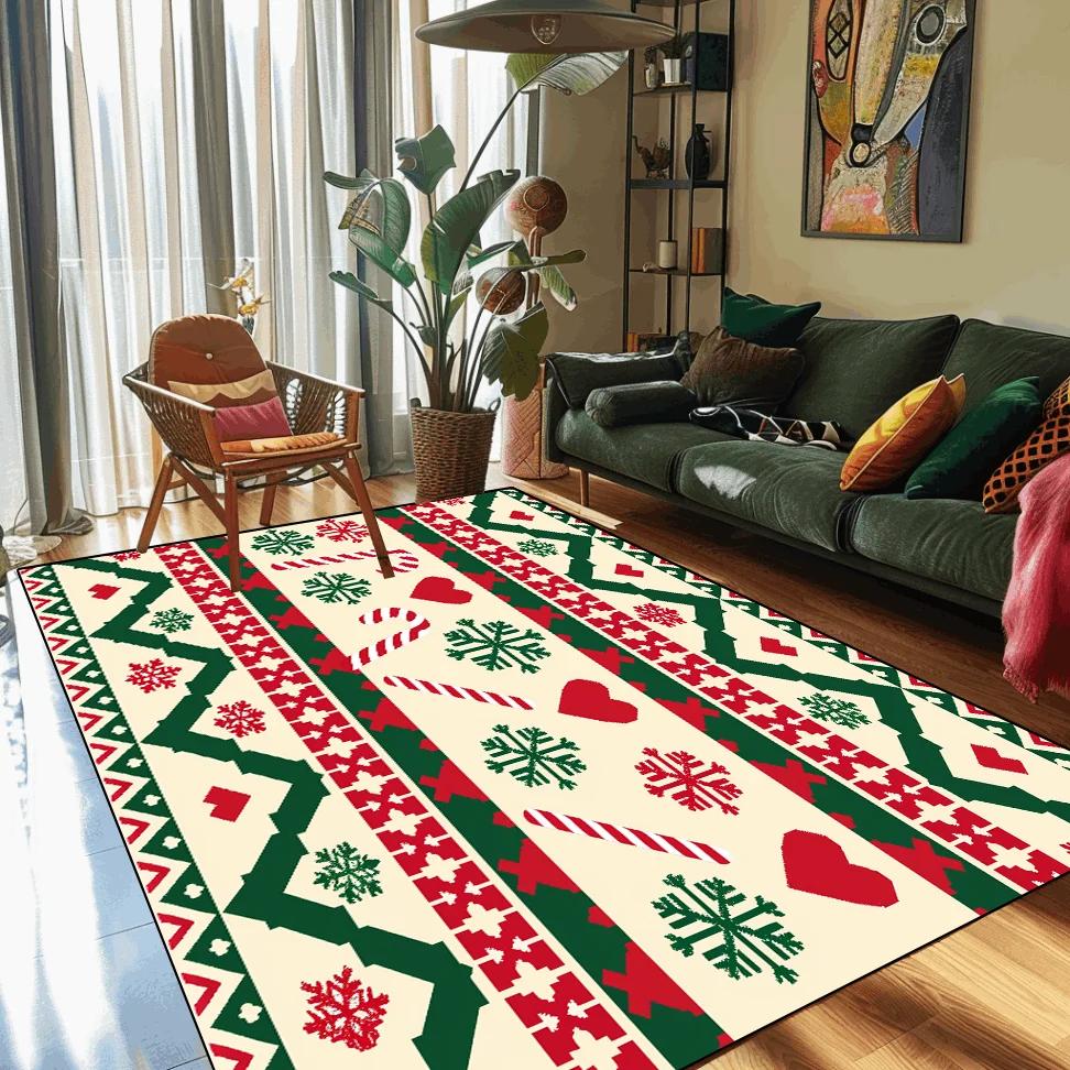 Счастливого Рождества, приветственные коврики для дверей, рождественский декор для дома, большой ковер, кухонный коврик, индивидуальные ковры для гостиной, спальни, напольные коврики