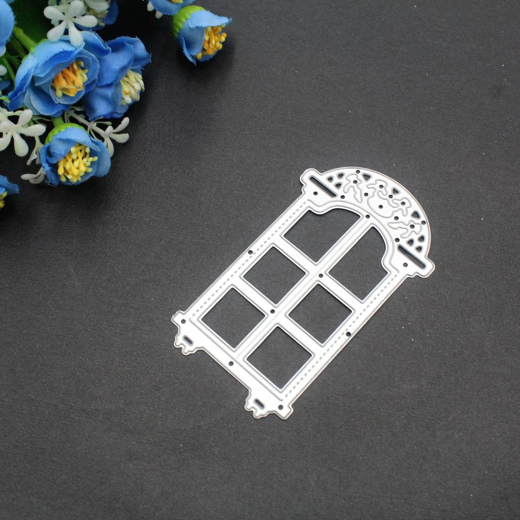 Металлические трафареты для вырезания окон для DIY скрапбукинга, фотоальбома, тиснения бумаги, открыток, поделок, вырубки