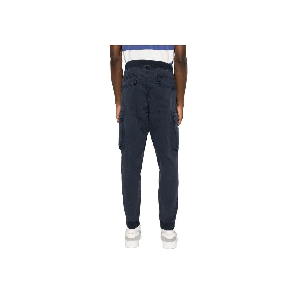 Polo Ralph Lauren Solid Color Drawstring Tapered Cargo Pants Men Pants Midnight-Blue 710A31388-001