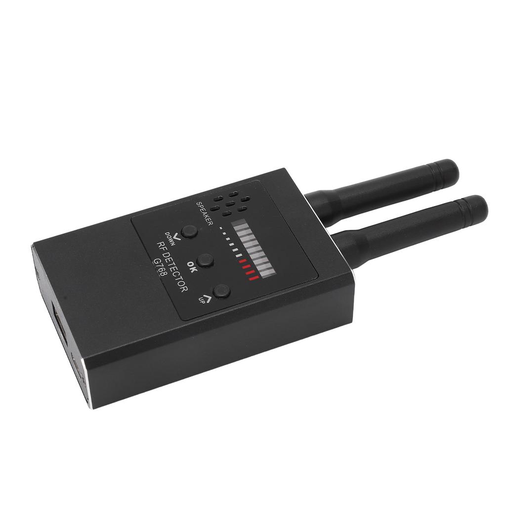 Camera Detector Anti Positioning Multiple Detection Modes Portable Sensitive GPS Detector for Hotel Black