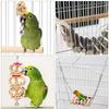 Bird Toy Set: 8-Piece Swing, Chew, and Puzzle Kit for Small To Medium Birds - Relieve Boredom with Logs and Stairs