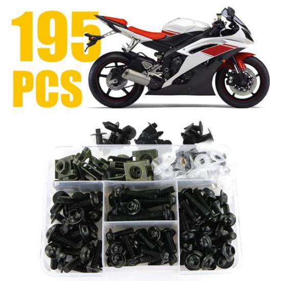 Complete Fairing Bolt Screws For Kit Honda CBR600 CBR250R 500RR 300R Black