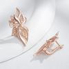 Golden Flower Large Earrings Hollow Embossed Women Luxury Accessories Costume Jewelry