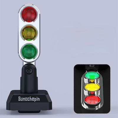 Мотоциклетный мини-светофор, шлем, декоративная сигнальная лампа, быстроразборный ночной ездовой фонарь безопасности