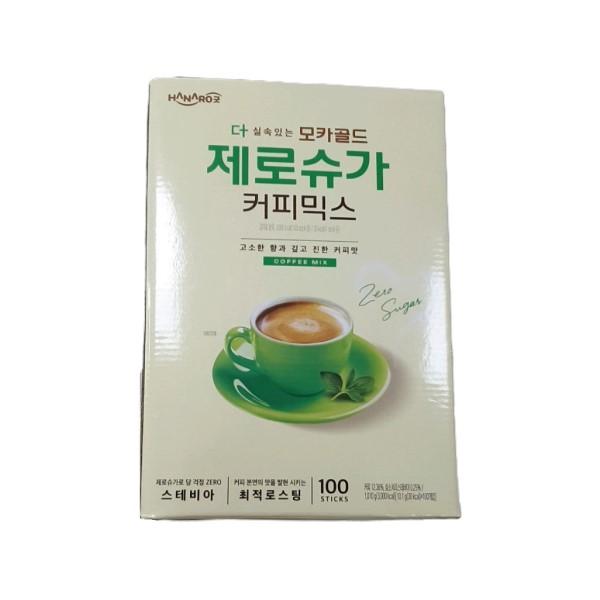 Hanarogood Mocha Gold Zero Sugar Coffee Mix 10.1g x 100 Packets