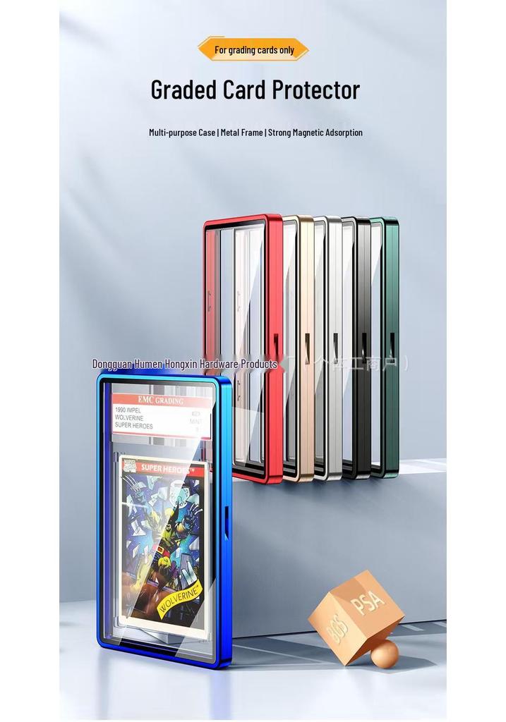 Защитный кейс PSA для карт Pokémon BGS/CGC - Металлический защитный корпус с защитой от УФ
