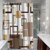 JINRUN Bathroom Thickened Waterproof Curtain Mildew Proof Shower Curtain Shower Partition Curtain Shower Curtain Bathroom Curtain Free Perforation