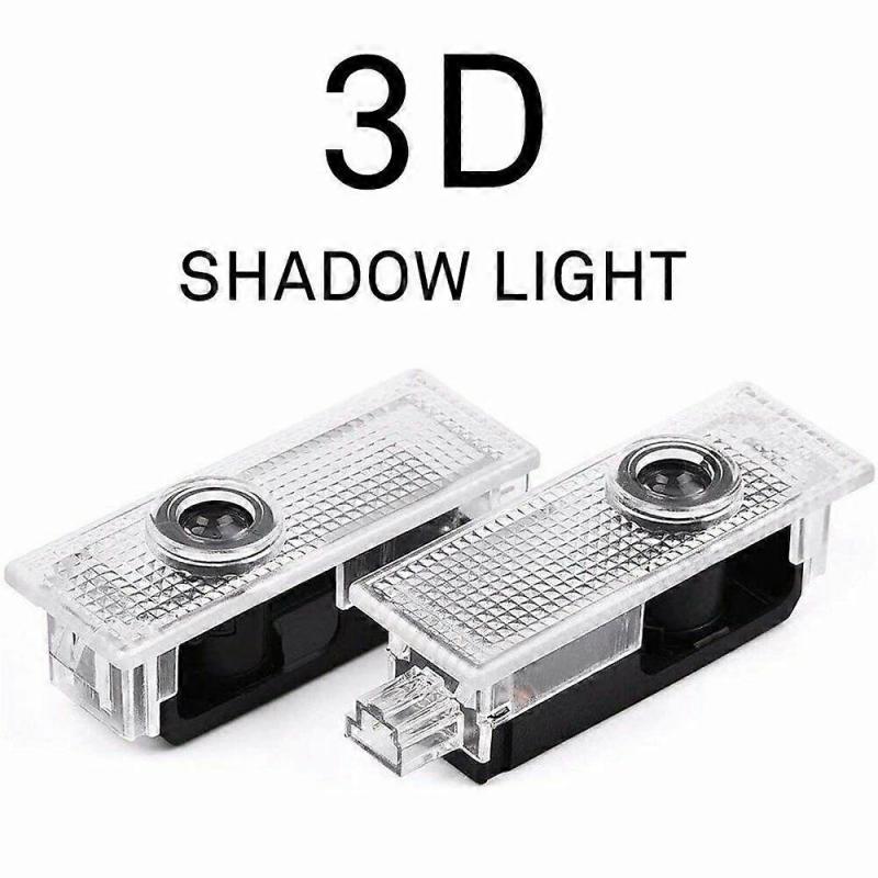 Лазерные светодиодные проекторы для дверей автомобиля, лампы подсветки порогов, лампы тени для BMW, 4 шт.