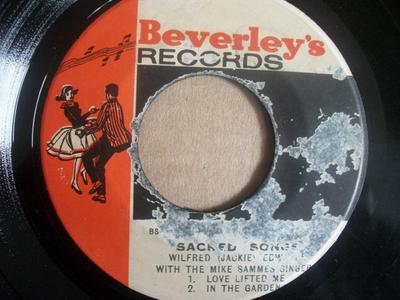 Пластинка 7 дюймов WILFRED JACKIE EDWARDS MIKE SAMM Sacred Songs BSEP01 Beverleys Reco Ямайка Регги Ска Даб Б/у