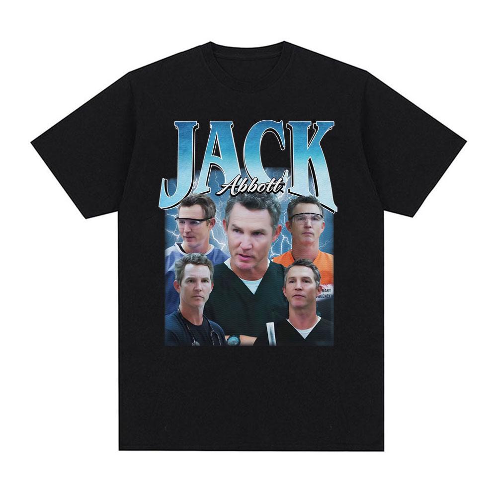 Футболка с принтом Jack Abbott, футболка в ретро-стиле Jack Abbott, подходит для унисекс и женской уличной одежды