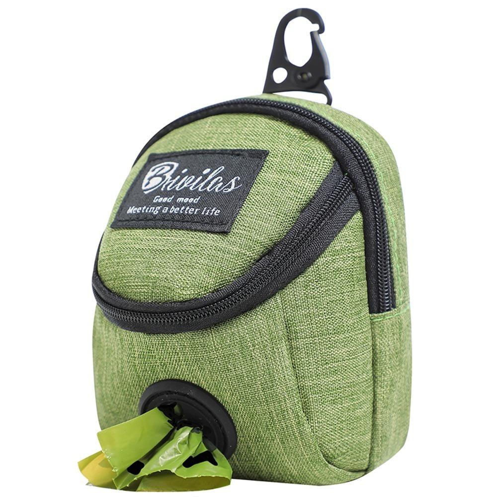 Multifunction Puppy Snack Reward Waist Bag Portable Dog Poop Dispenser Puppy