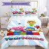 Pocoyo Customize your name Bedding Set Breathable Duvet Cover with Pillowcases Home Decoration Birthday Gift